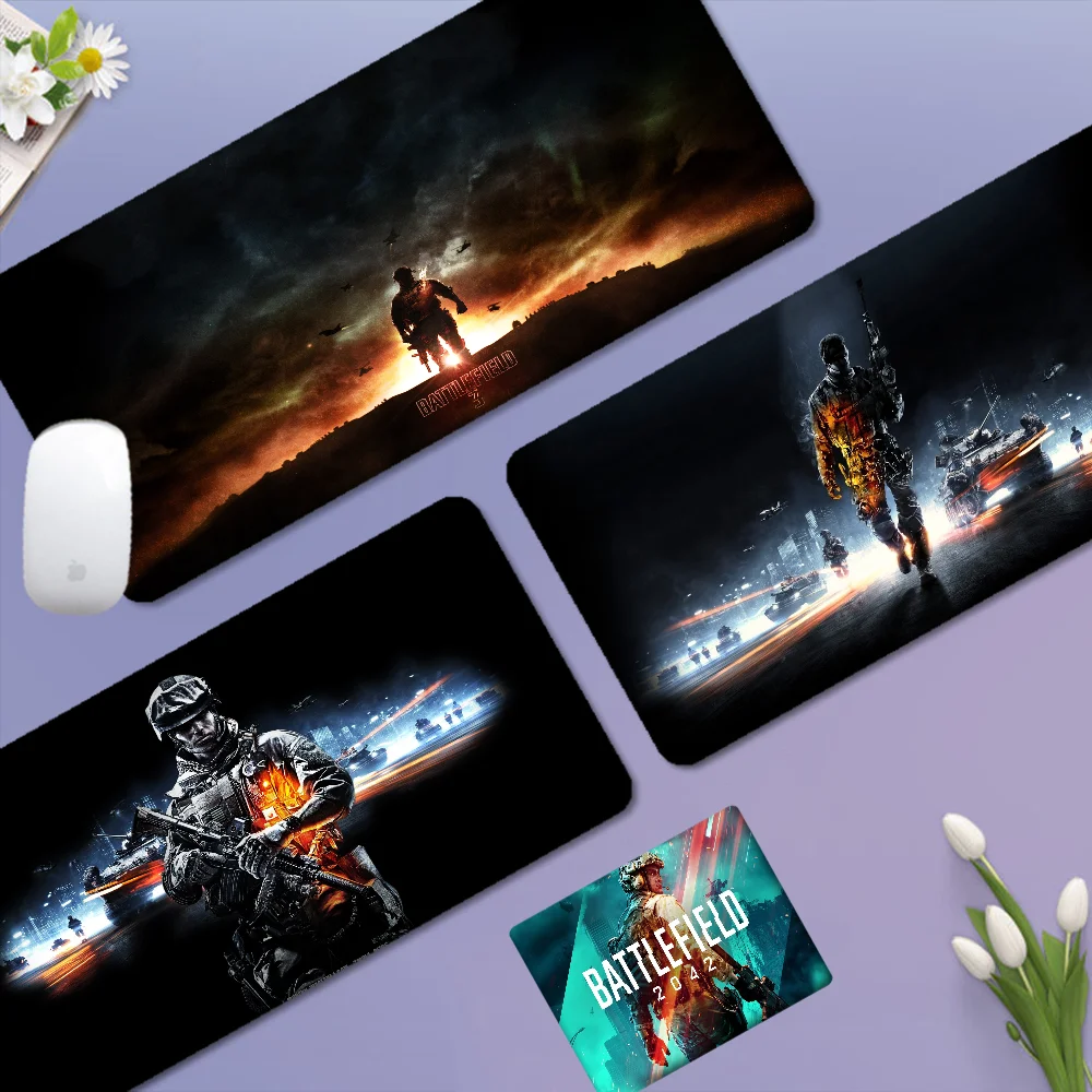 Battlefield Extra großes PC-Gaming-Mauspad, Gamer-Schreibtischmatten, Tastaturpad, Mauspad, Mauspad