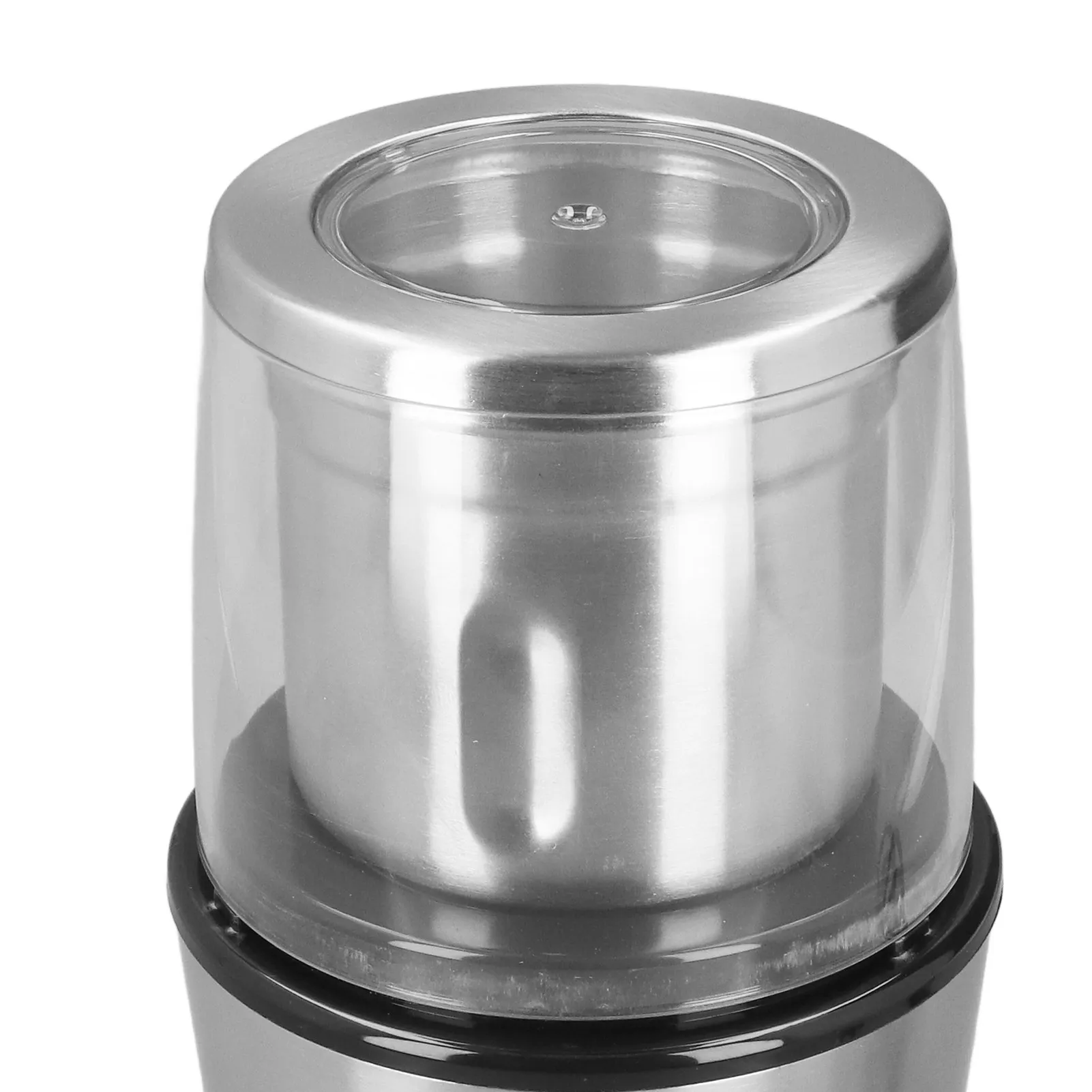 Adjustable Coffee Grinder Button Control 300W Exquisite Appearance Coffee Bean  Grinder Stainless Steel Portable for Home