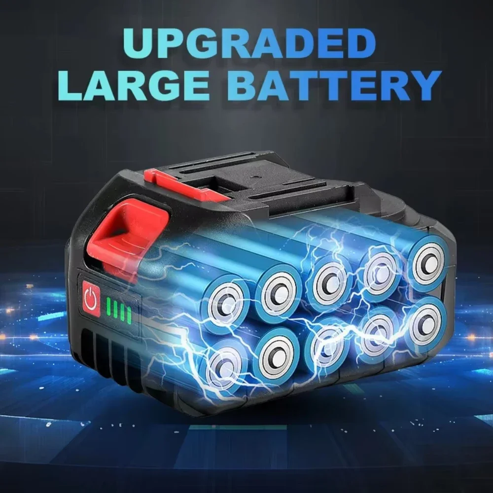 21V 20V 18V High-power Rechargeable Lithium Ion Battery with Capacity Indicator for Makita BL1830 BL1840 BL1850 Power Tool