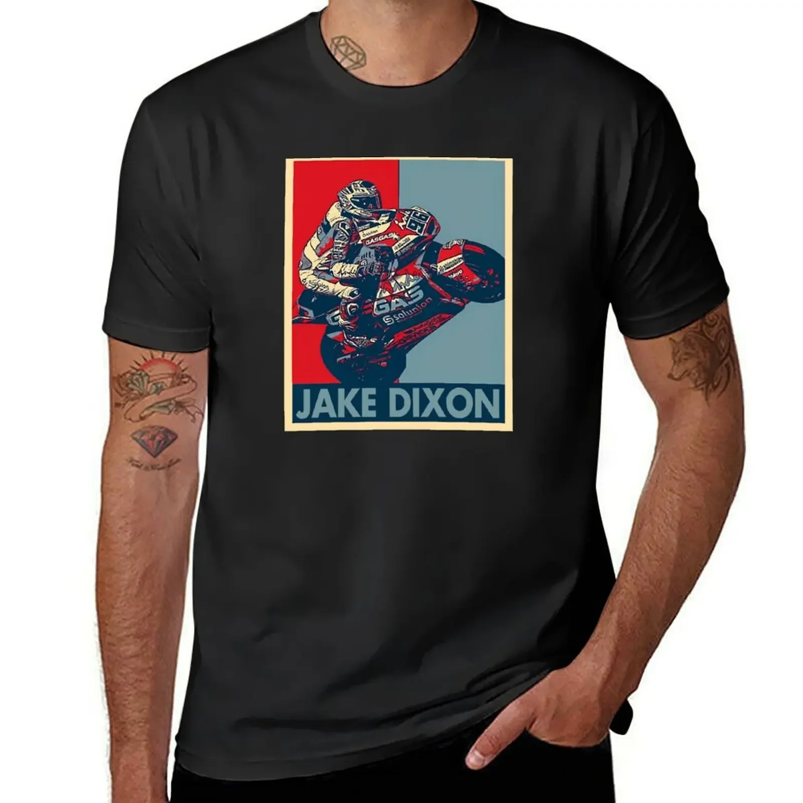 

Jake Dixon 96 T-Shirt graphic tee shirt quick drying blacks t shirts for men