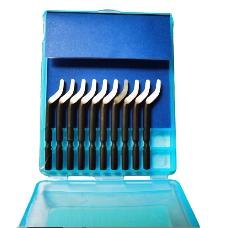 العلامة التجارية الجديدة خدمة ممتازة شفرات الحياة مخرطة مكشطة أدوات يدوية شفرة معدنية قابلة للتدوير 10 قطعة BK1010 لإزالة الأزيز #1