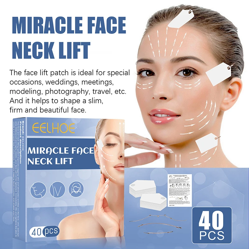 Lifting face stickers V-shaped face stickers tight lifting face belt tightening chin lifting belt shaping stickers