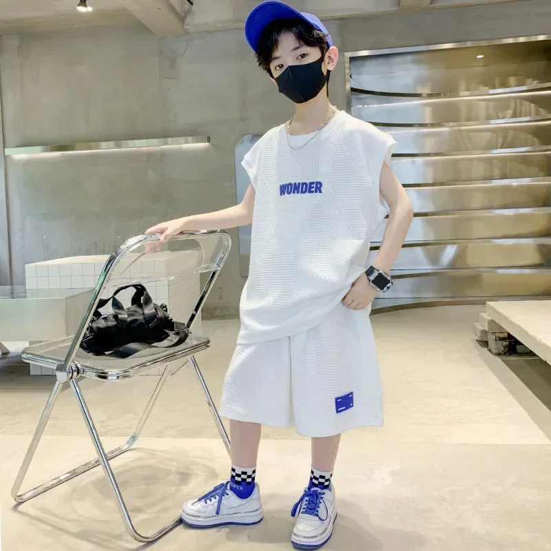 Children's Set T-shirt Shorts for A Junior Boys' Summer Clothing Boy Outfit Set 5 6 7 8 9 10 11 12 13 14 15 Year Kid Clothes Set