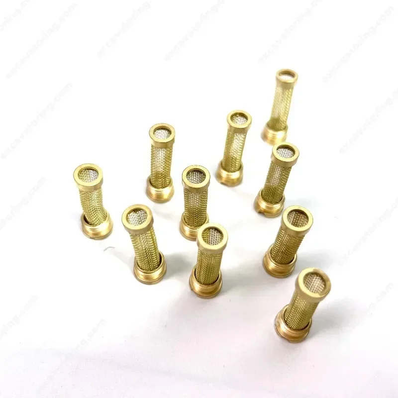 for Excavator parts brass power transmission copper filter oil filter delivery pump manual pump filter