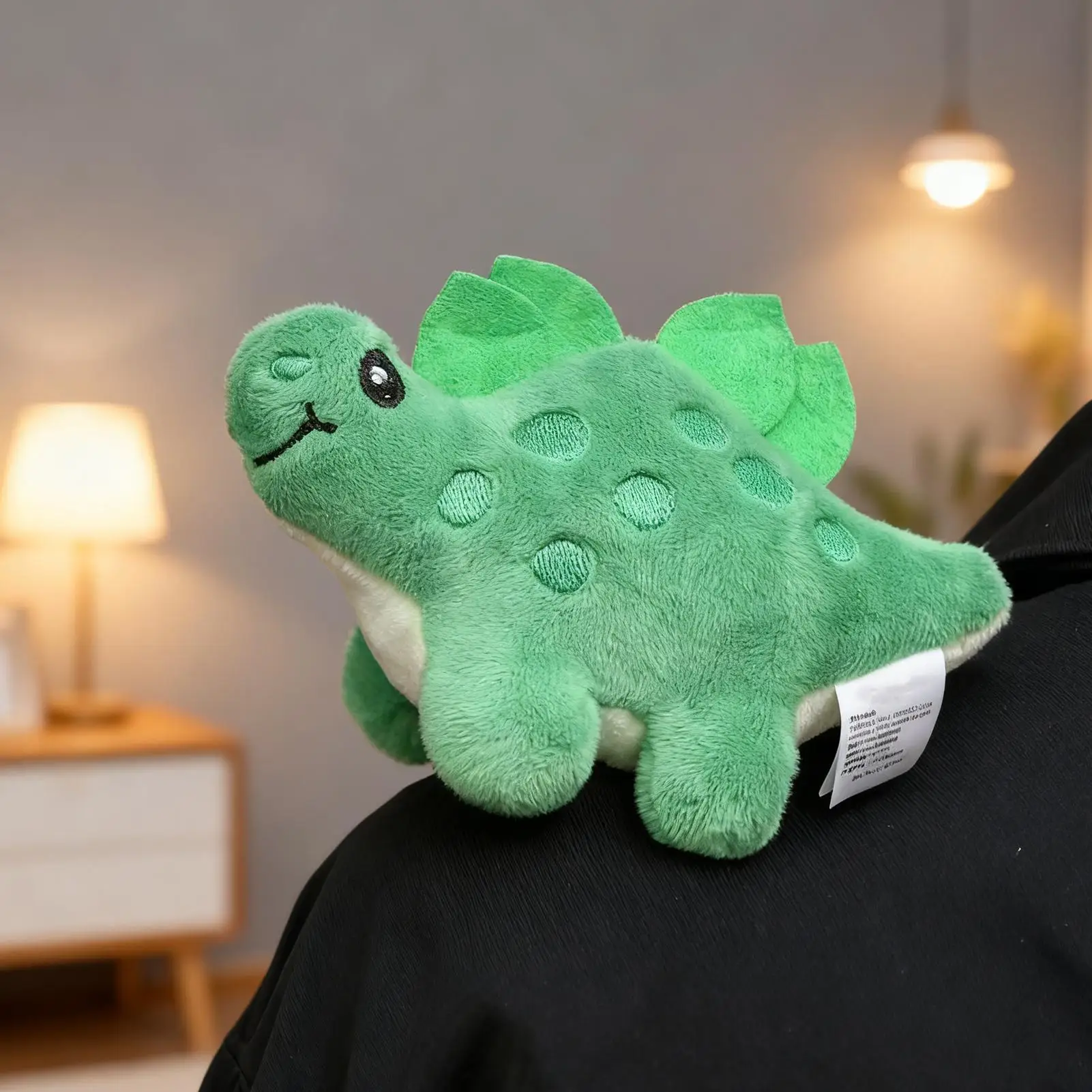 Shoulder Pet Cute Magnetic Soft Fun Penguins Cartoon Doll Shoulder Dinosaurs Plush Charm for Children Men Women Kids Boys Girls