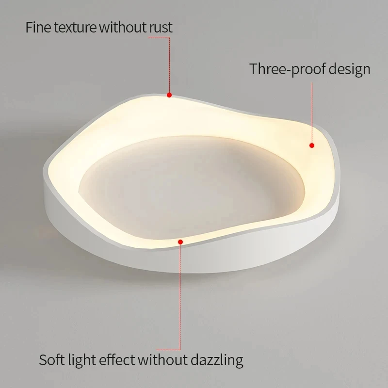 LED Modern Ceiling Lamps Simple bedroom Dining Room Ceiling Light Lustre Nordic Circular Living Room Home Decoration Light Fixtu