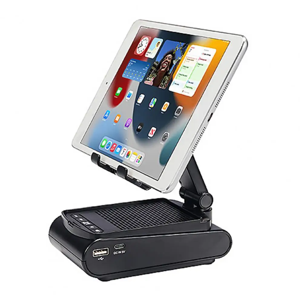 Mobile Phone Holder with Bluetooth-compatible Speaker Mobile Phone Holder with Immersive Sound Telescopic Mobile Phone for Cell