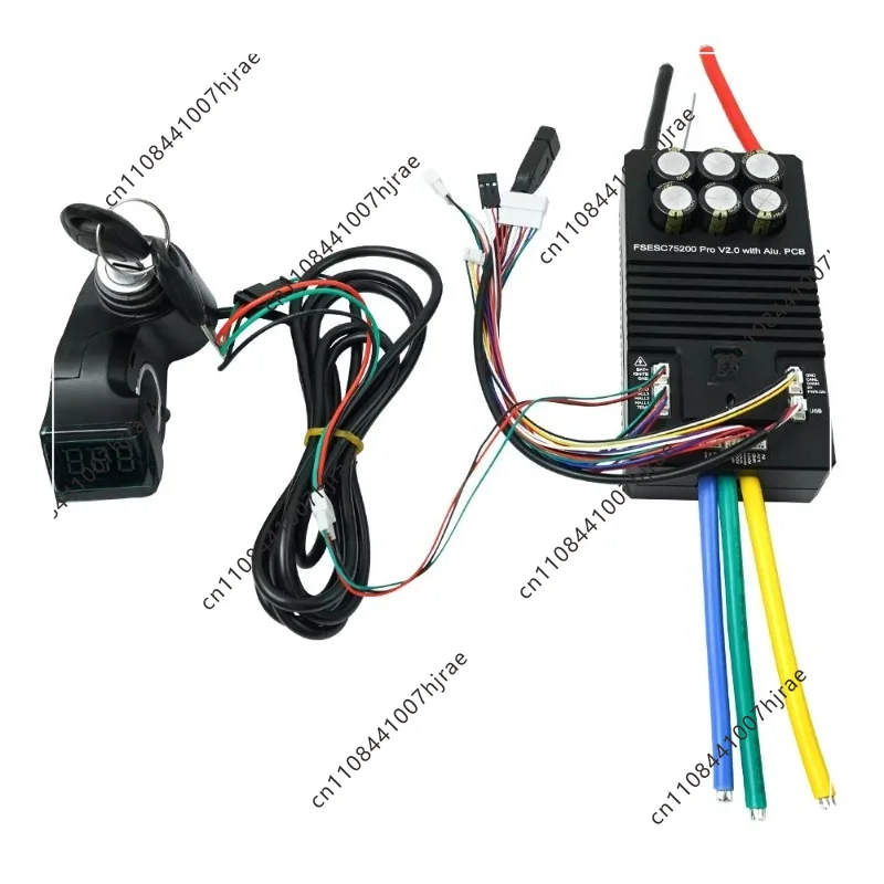 75200 Pro V2.0 Speed Controller With Aluminum PCB, VESC Based, For Electric Skateboard, Scooter And Ebike