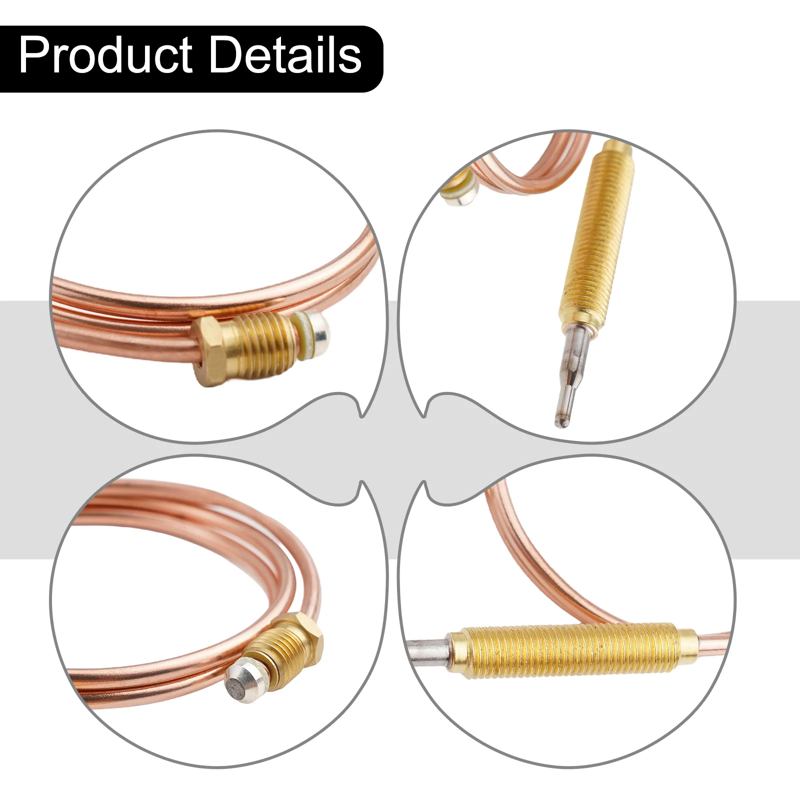 M8 Thermocouple Common Thread Probe For Gas Burners Fireplaces BBQ Accessories Home Improvement