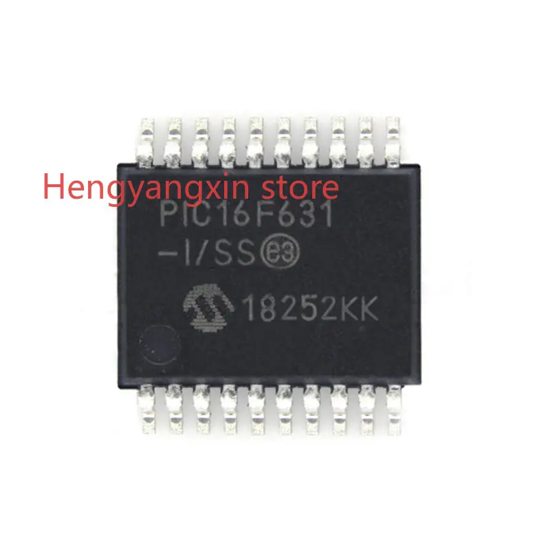 

5-10 pcs PIC16F631-I/SS SSOP-20 PIC16F631T-I/SS 8-bit Microcontrollers - MCU 1.75KB FL 64R 18 I/O SSOP， Brand New Original