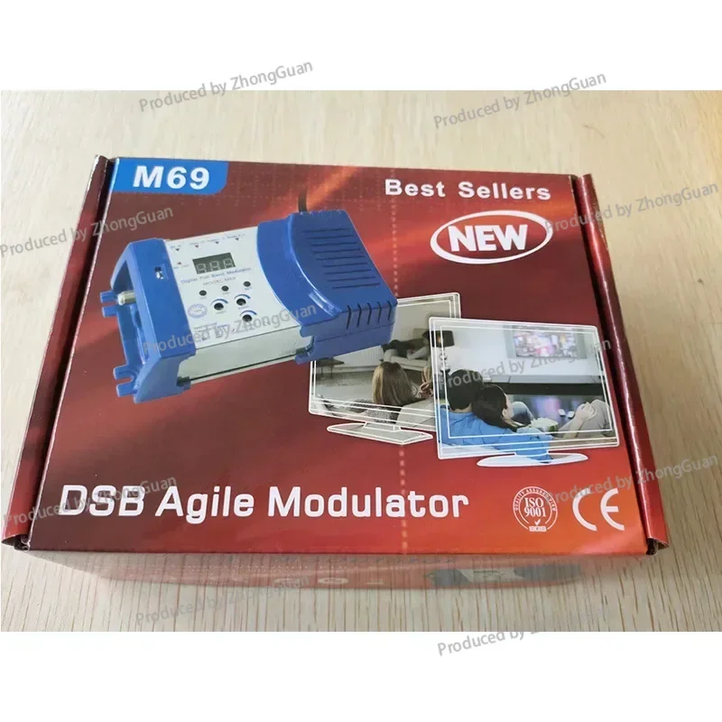 New HDM68 Modulator Digital RF HDMI Modulator AV to RF Converter VHF UHF PAL/NTSC Standard Portable Modulator EU Plug