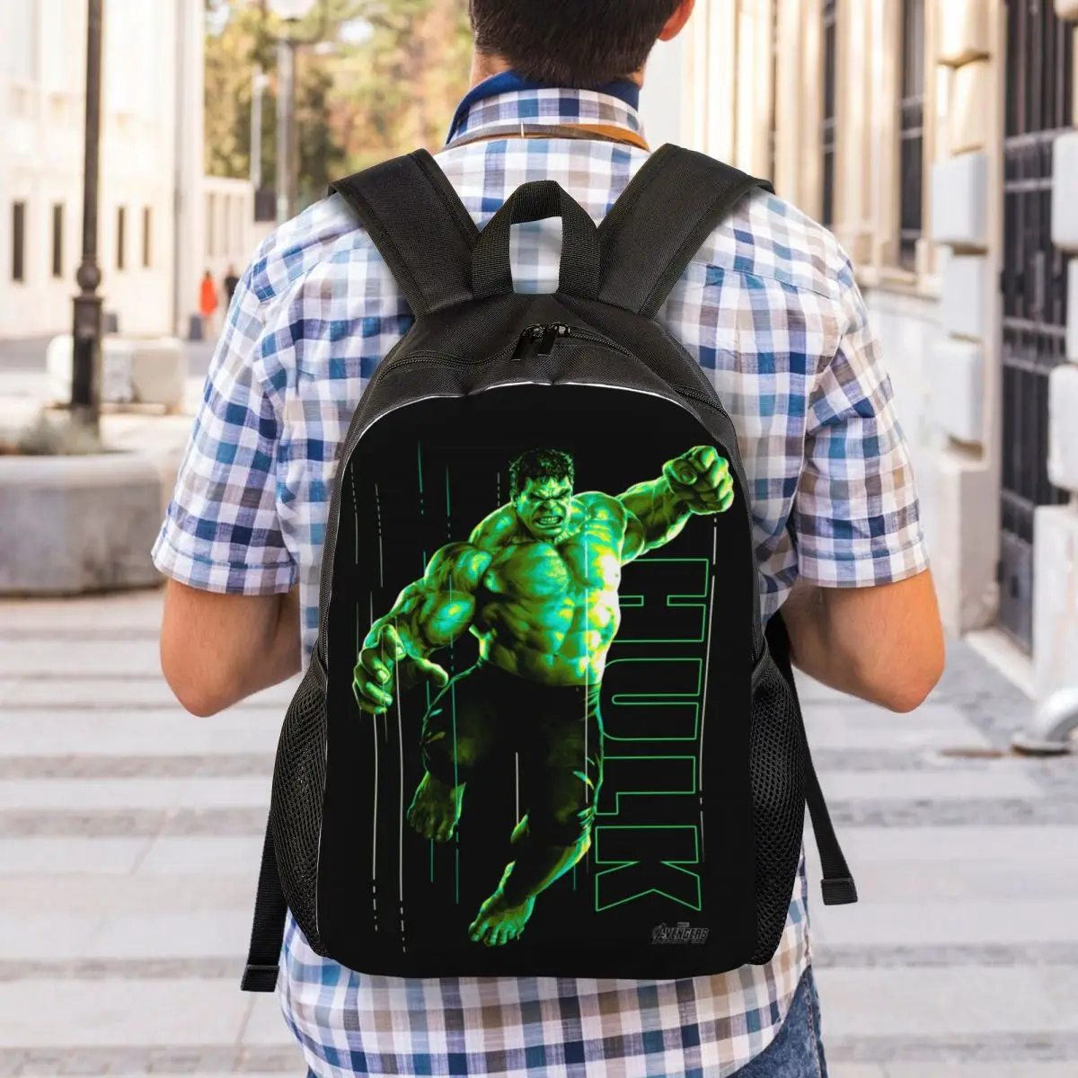 Custom Hulk De Ongelooflijke Glow Reisrugzak Vrouwen Mannen School Laptop Boekentas Student Dagpack Tassen