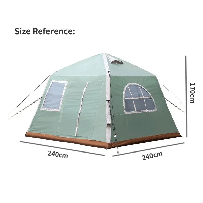 YOUSKY Outdoor Quick Inflatable Tent 5-8 Person Space Camping Air Tent Ultra Light Tent Camping Equipment