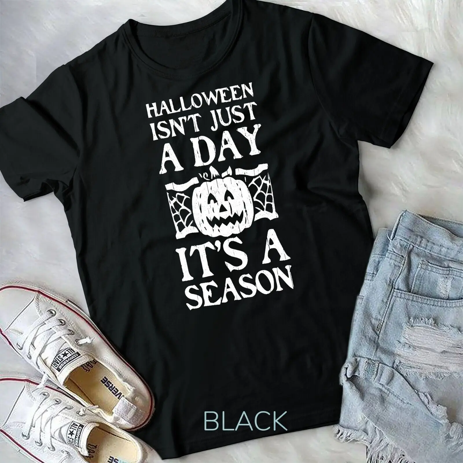 Halloween Isnt Just A Day Lazy Costume Cool Pumpkin Unisex T-shirt