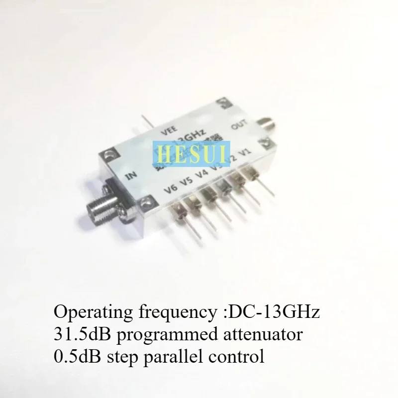 DC-13G ultra-wideband digital programmable attenuator Programmable radio frequency  adjustable numerical control attenuation