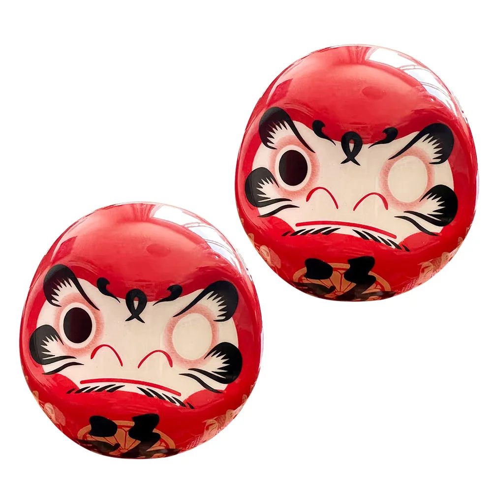 

2pcs Ceramic Statue For Desktop Japanese Kimonos Home Entrance Desktop Car Dashboard Lucky Ceramic Statue Ornament Oriental