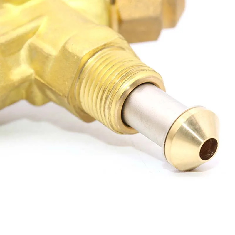 Refrigerator air conditioner cold storage T type right angle external balance R22/R404/134A throttle thermal expansion valve
