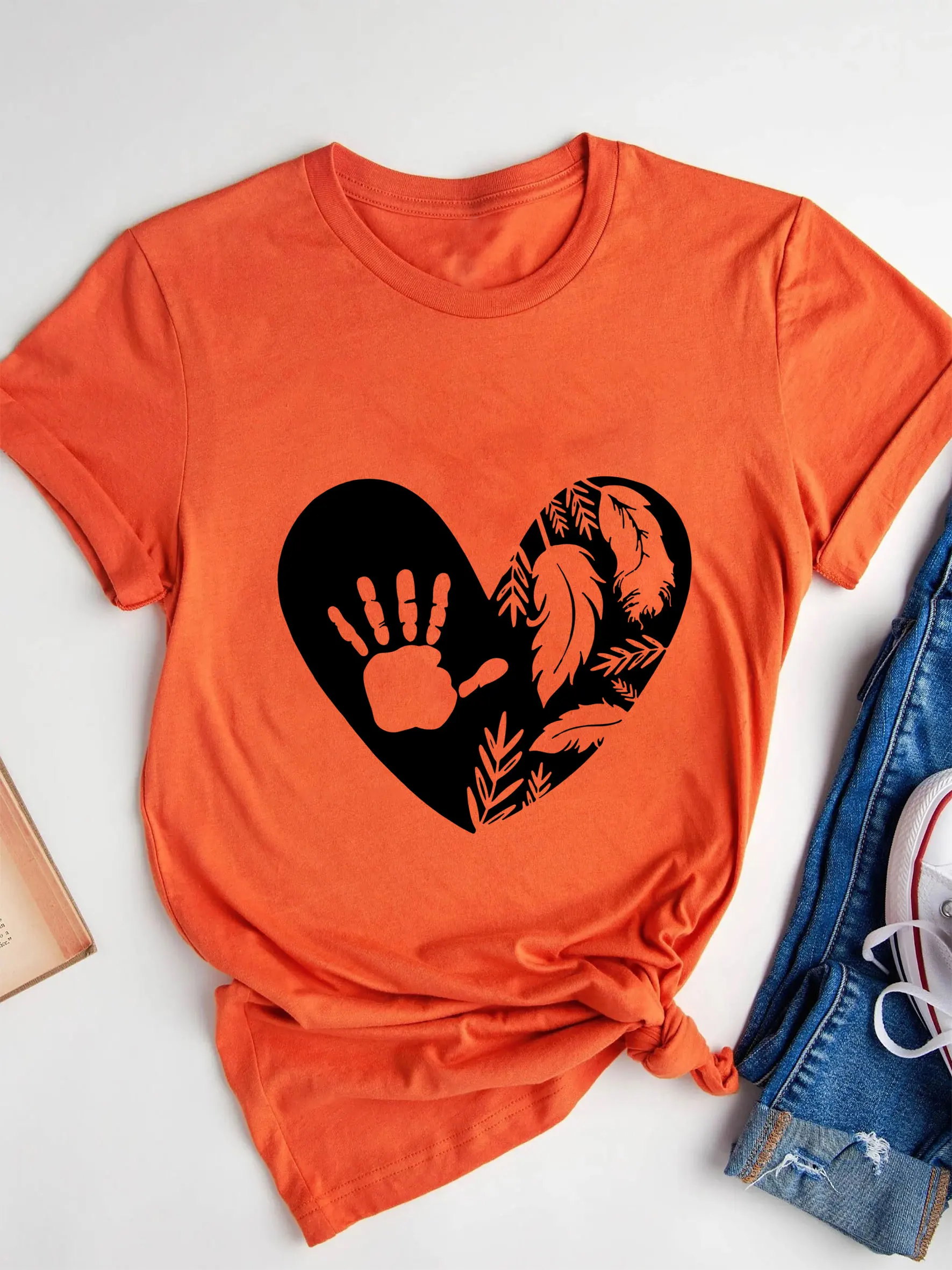 Orange Day Shirt for Women Be Kind Shirt Positive Shirt Graphic Shirt Womens Kindness Shirt Casual Loose Tee Tops