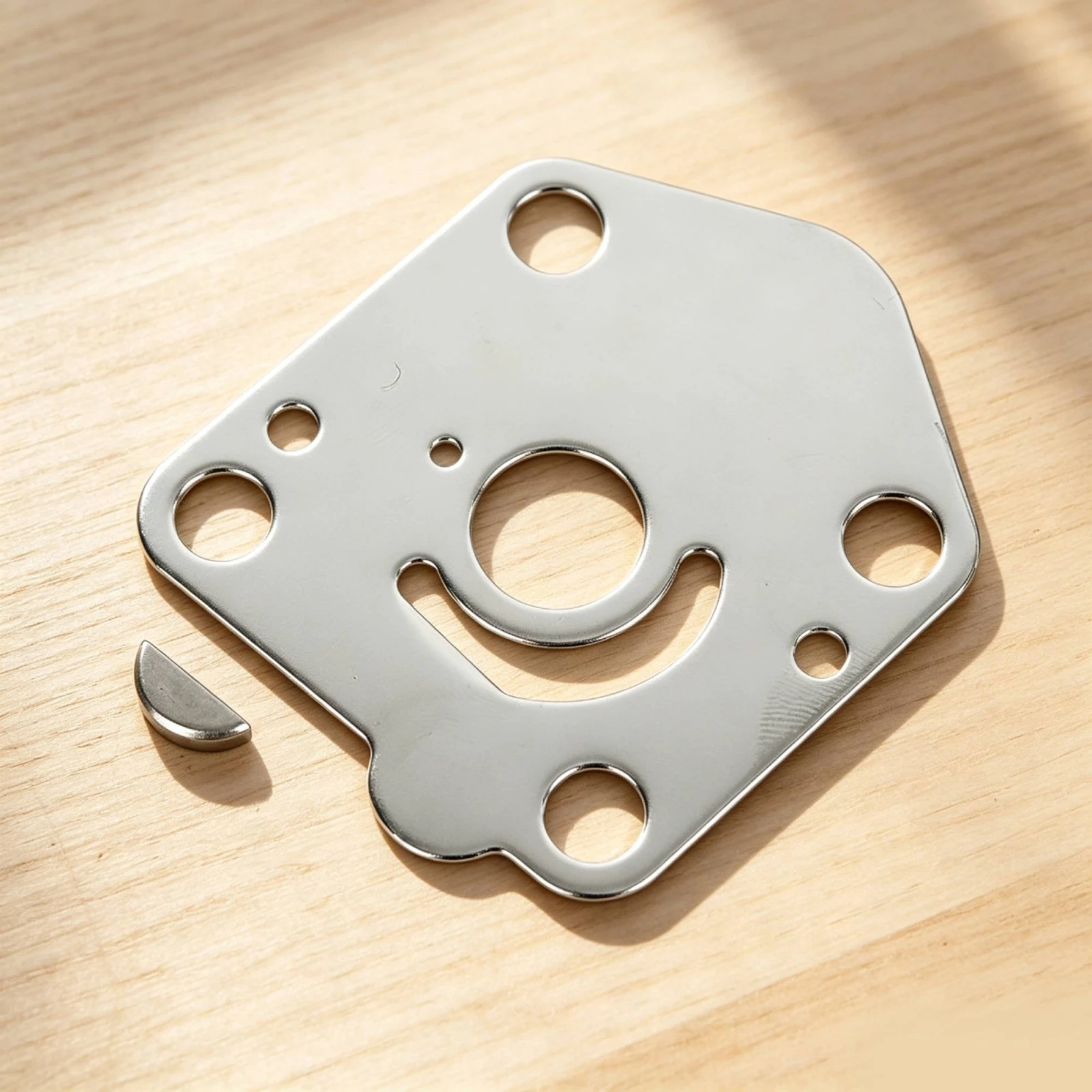 Cooling Pump Impeller Repair Kit Complete Impeller with Metal Plates Hardware Engine for Boat Owners
