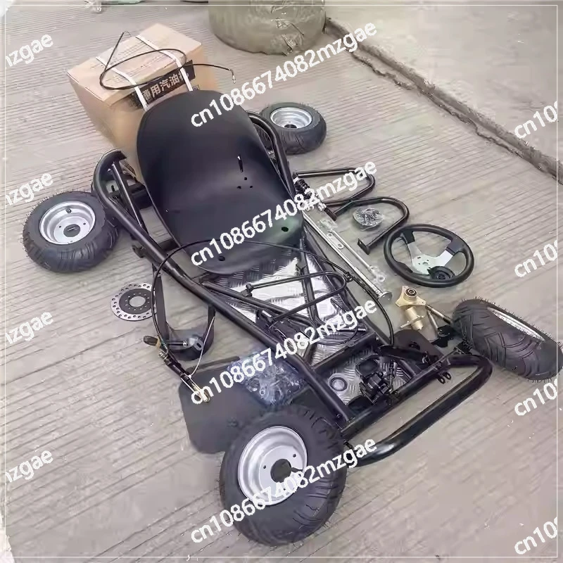 168CC modified four-wheel motorcycle drift go kart complete set of vehicle frame accessories  road tire assembly