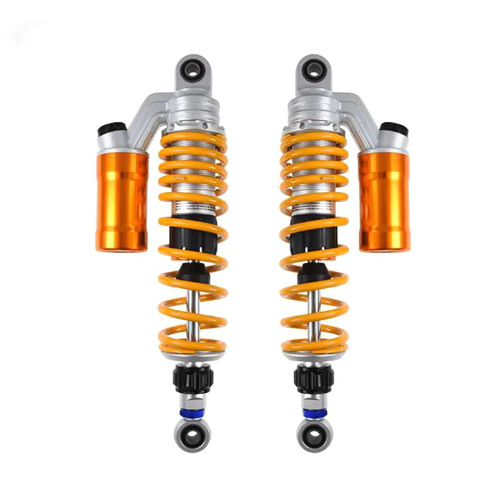 1 Pair For Honda Yamaha Suzuki Harley Dirt Bike ATV Motorbike 285 - 345mm Motorcycle Suspension Spring Rear Air Shock Absorbers