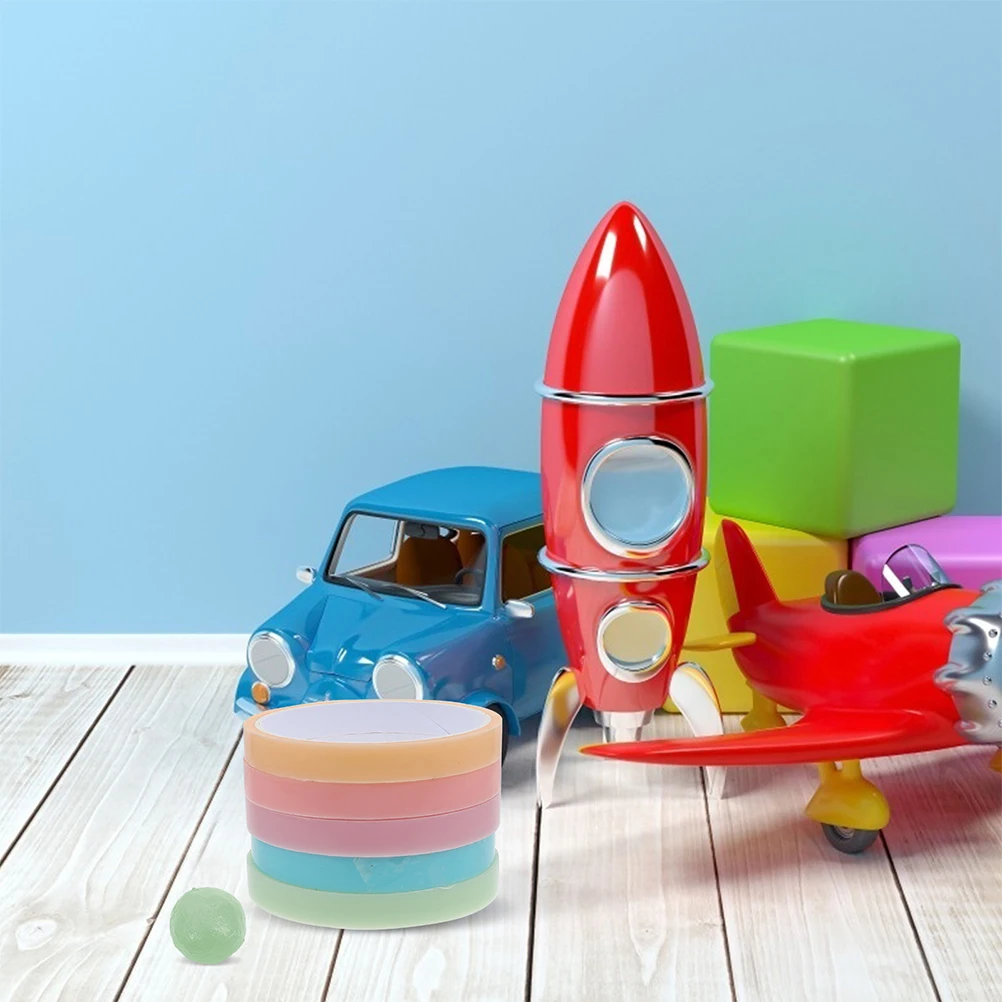 

12 Rolls Colored Sticky Balls Tape Stress Relief Rolling Tape Relaxing Decompression Sticky Balls for Adults Students