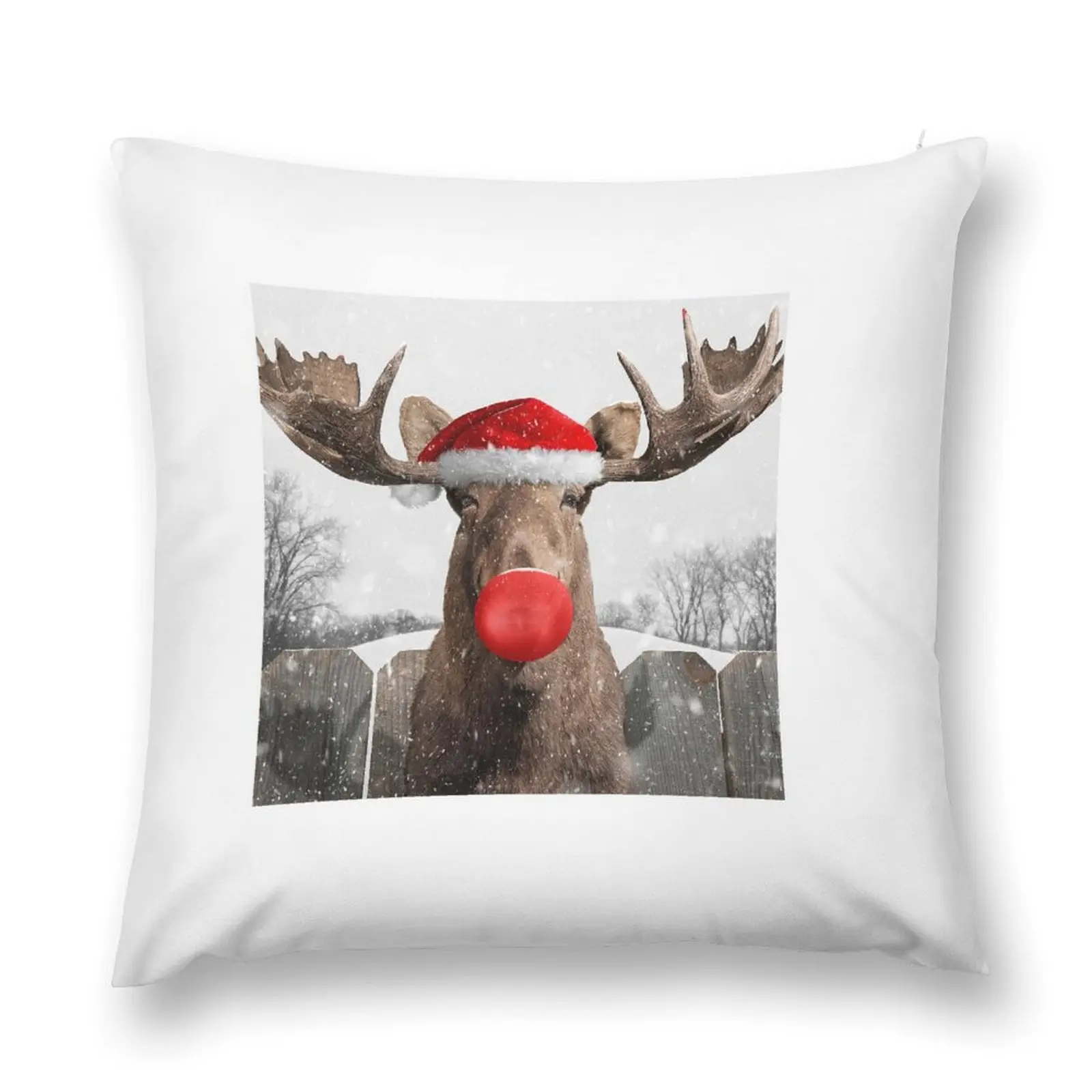 

Holiday Moose Throw Pillow Decorative Cushions For Luxury Sofa Pillow Cases Decorative pillow