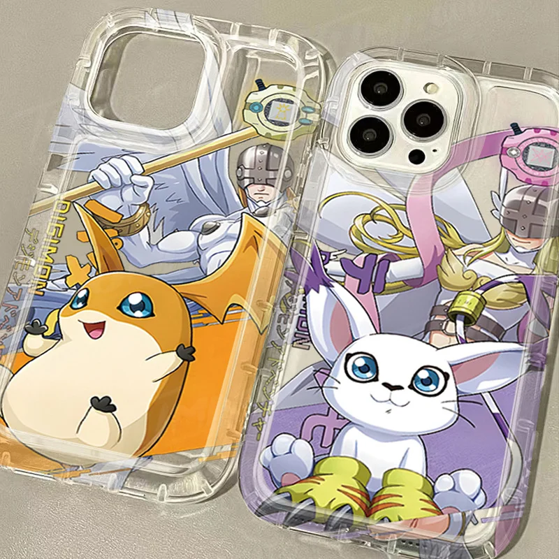 Cartoon Digimon Adventure Case for Huawei P30 P40 P50 P60 Pro Honor 100 90 80 70 60 50 X9 X9A X8 X5 Magic5 Magic 5 Clear Cover