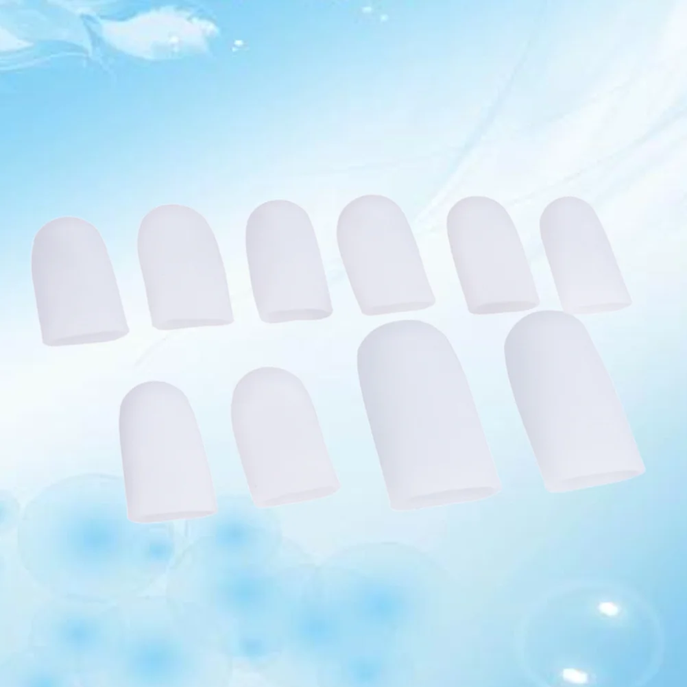 20 قطعة تو الذرة كم هلام السيليكون حماة لينة لتخفيف الآلام ل الذرة بثور الأورام قبعات مريحة تو حماة الذرة #2