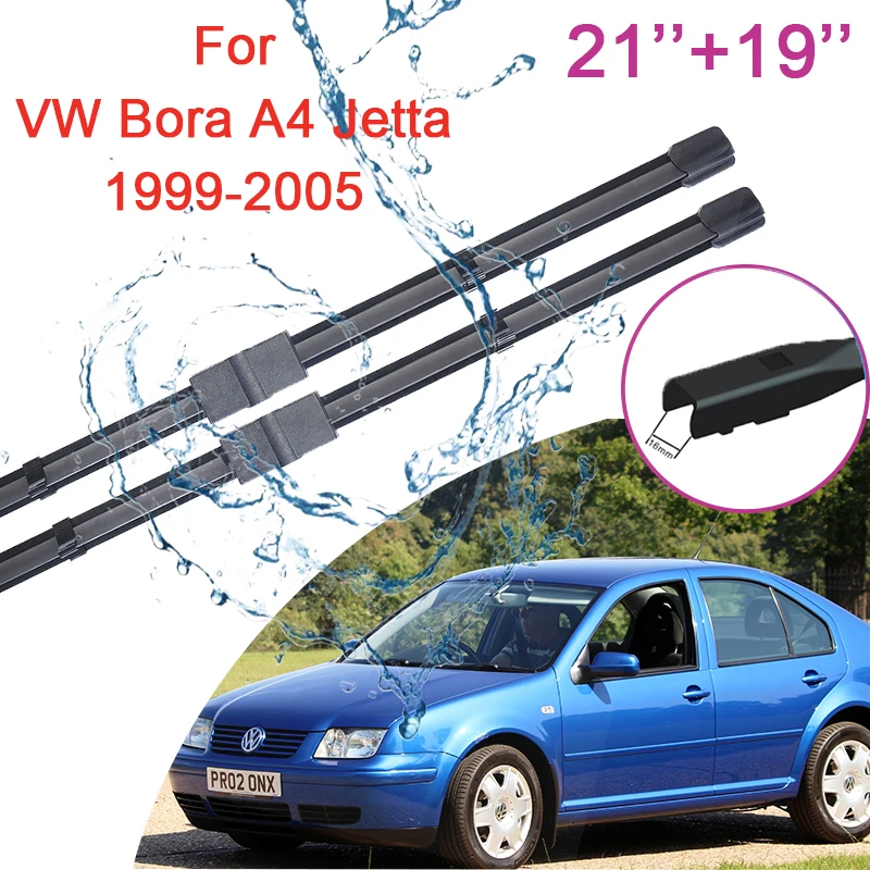 For VW Volkswagen Bora A4 Jetta 1999~2002 2003 2004 2005 Front Wiper Blades Brushes Window Windshield Windscreen Car Accessories