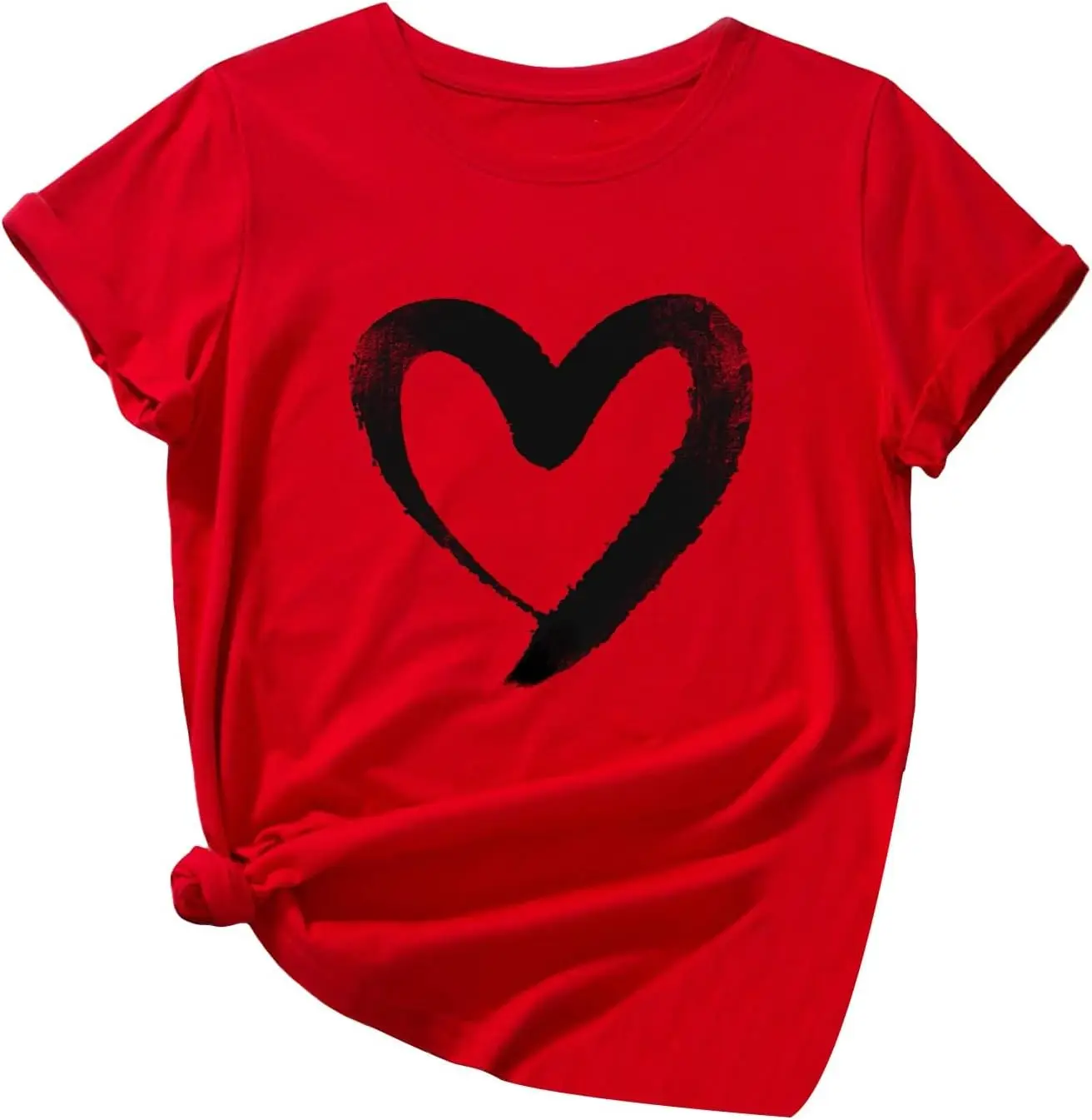 Women's Plus Size T-shirt Graphic Short Sleeve Clothing Top, Loose and Casual, Soft and Comfortable Breathable, Outdoor Sports
