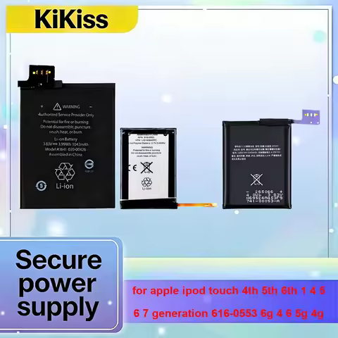Battery Long Lasting 900-1043mAh For Apple iPod Touch 4TH 5TH 6TH 1 4 5 6 7 Generation 616-0553 6G 4 6 5G 4G