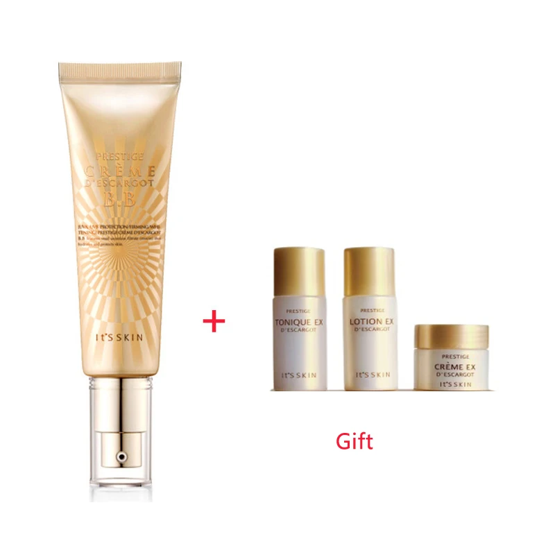 IT'S Skin Prestige Creme D'escargot BB Cream 50ml Snail Set SPF25 PA+ Snail CC  Whitening Concealer Natural Make Up