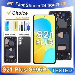 S21 Plus For Samsung For S21+ 5G Tested G996B G996U G996W LCD Display Touch Screen Digitizer Assembly Replacement