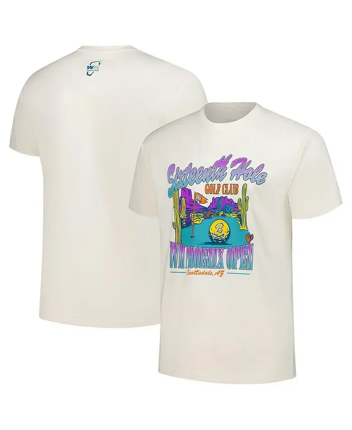 

Trendy Golf Graphic T - Shirt: Vibrant Cactus & Golf Scene Perfect for Tournament Fans Unisex Short Sleeve T-shirt High Quality