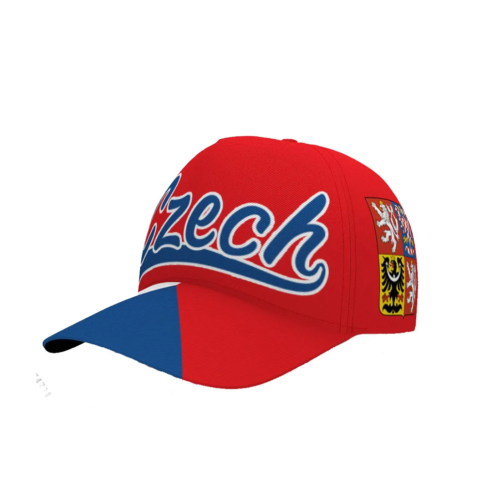 Czech Republic Baseball Caps Custom Name Number Team Logo Cz Hat Cze Country Travel Czechia College Nation Flag Photo Headgear