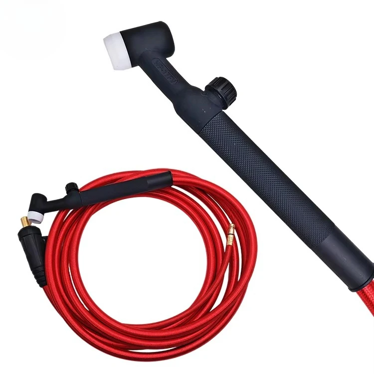 WP17FV Welding Torch with Red Cable SR17 Tig Gas Cooled Gun