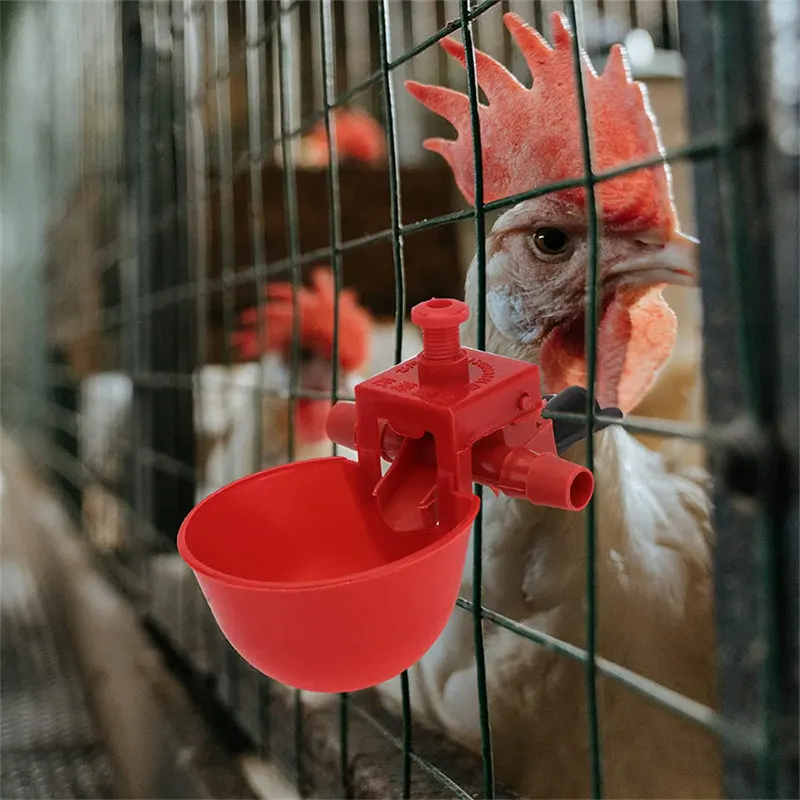 5/10/20 Stück Hühnertränke, Wachteln, Vögel, Trinkschalen, Wasser für Hühnerstall, Küken, Nippeltränke, Geflügelfarm, Tierbedarf – Detail 12