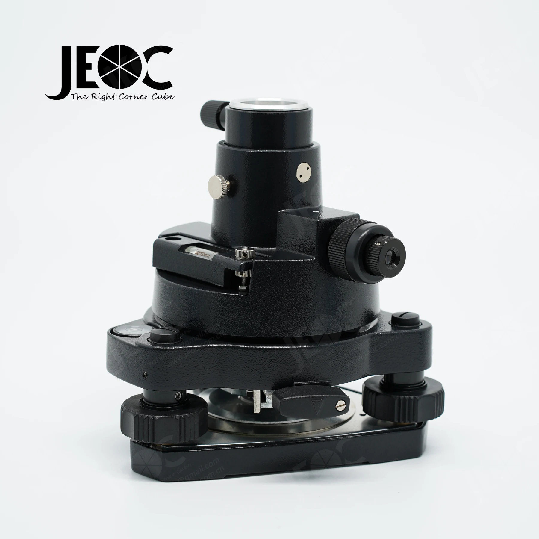 JEOC Tribrach & Adapter, Japanese Style with Optical Plummet, Yellow Gray Black, Land Surveying Equipment Accessories