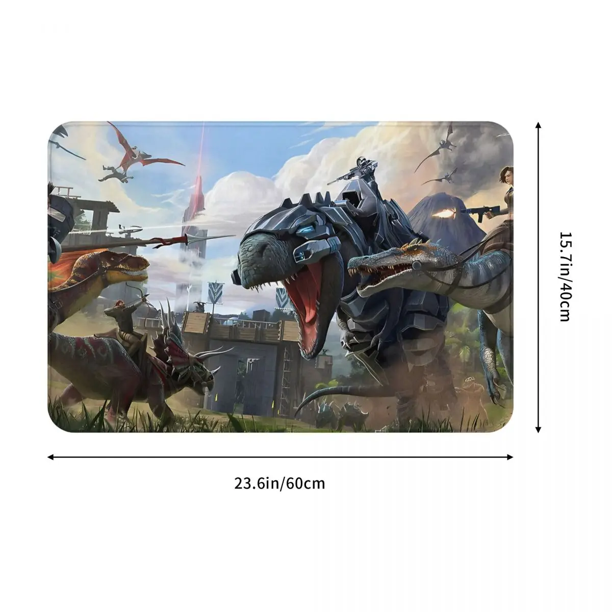 Ark Survival Evolved Game Non-slip Doormat Carpet Living Room Kitchen Mat Outdoor Indoor Decorative