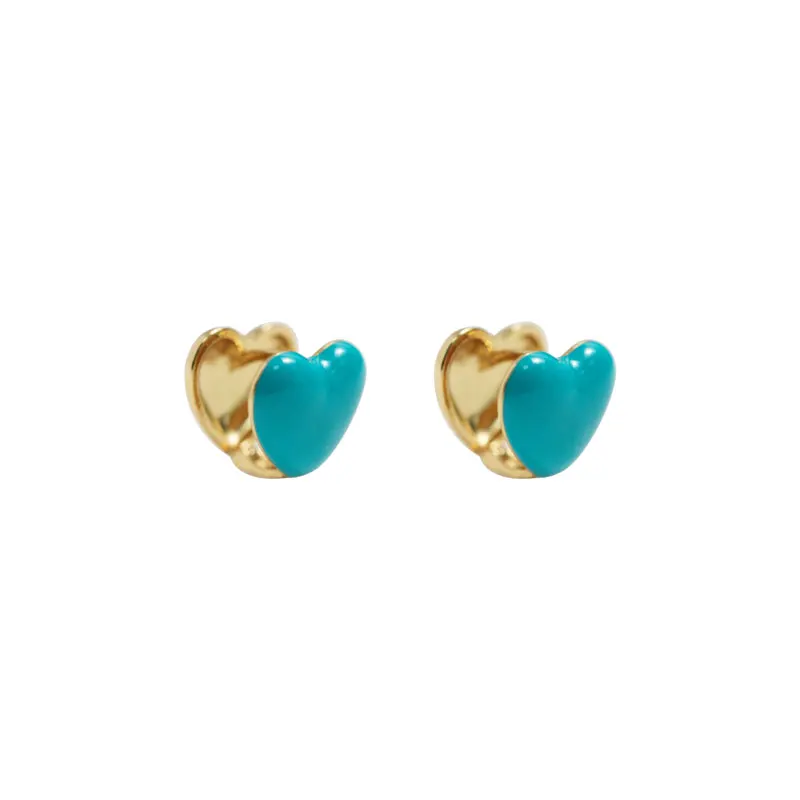 

Blue Love High Niche Personality Design Earrings Women