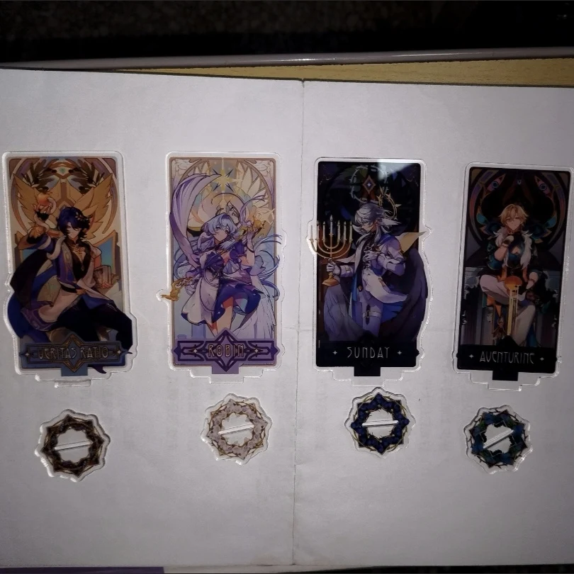 هونكاي: ستار السكك الحديدية الأحد افينتورين ريكوييم الاكريليك الشكل حامل نموذج لوحة لتقوم بها بنفسك زخارف مكتب الدائمة علامة الحلي لمحبي هدية #2