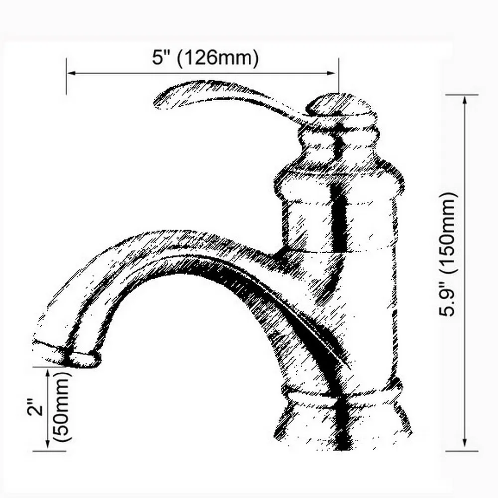 Polished Chrome Concise Bathroom Faucet finish Basin Sink Faucet Single Handle water taps Nnf058