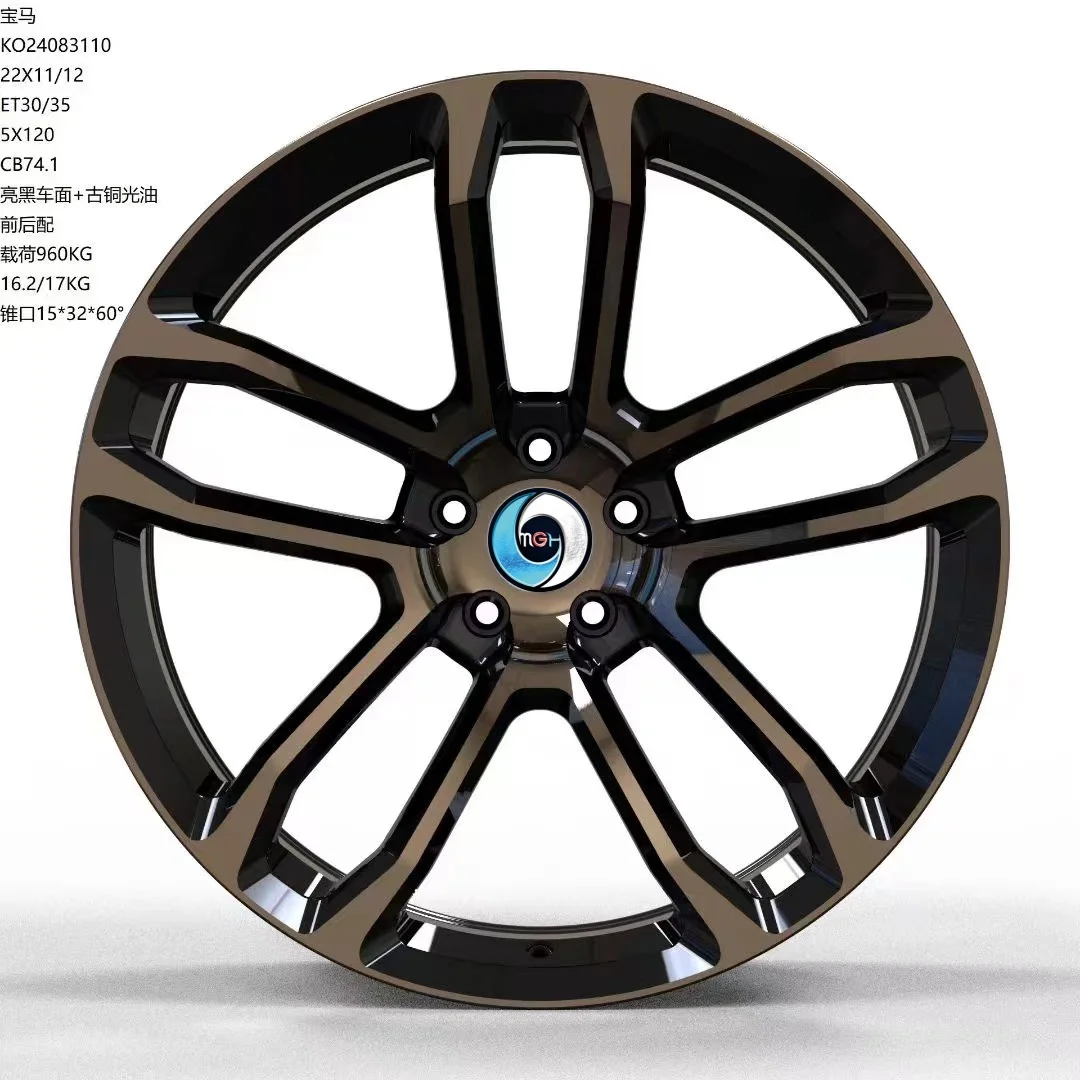 Forged 5x108 5x112 5x114.3 5x120 alloy wheels 18-22 inch concave racing wheels, suitable for Mercedes Benz, Porsche