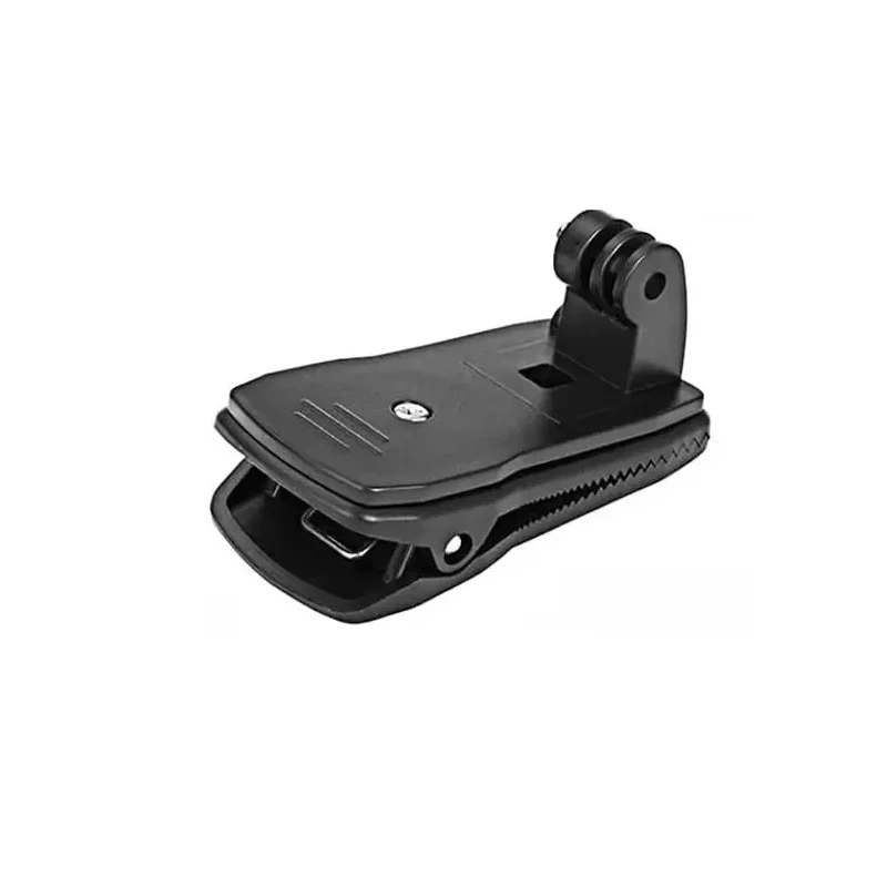 360° Rotatable Backpack Clip Mount for GoPro Hero 13 12 11 9 DJI OSMO Action 6 5 Insta360 X4 Shoulder Strap Clamp Camera Holder