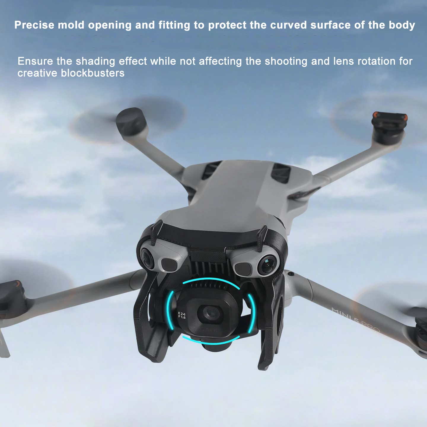 

​PTZ Protective Cover for DJI Mini 5Pro Drone Camera Protective Cover Black