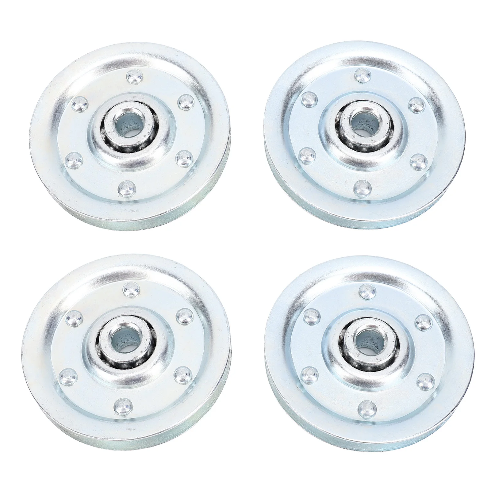 

4PCS 3in Heavy Duty Garage Door Pulley Kit Zinc Plated Quiet 200LB Rated Load for Most Garage Doors