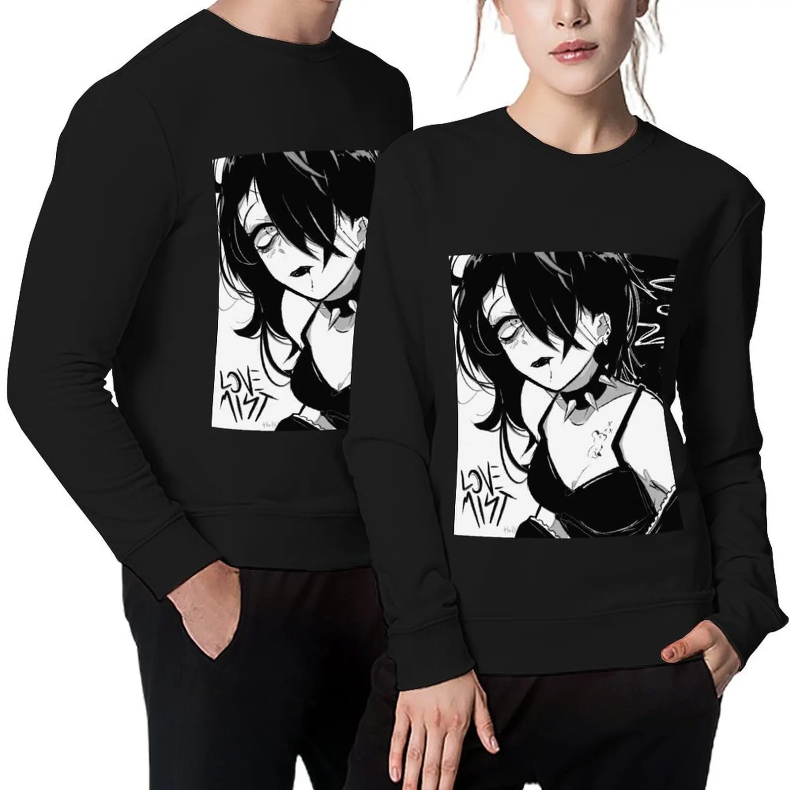 

Love Mist Pullover korean clothes mens clothing autumn new products anime clothes new hoodies and sweatshirts