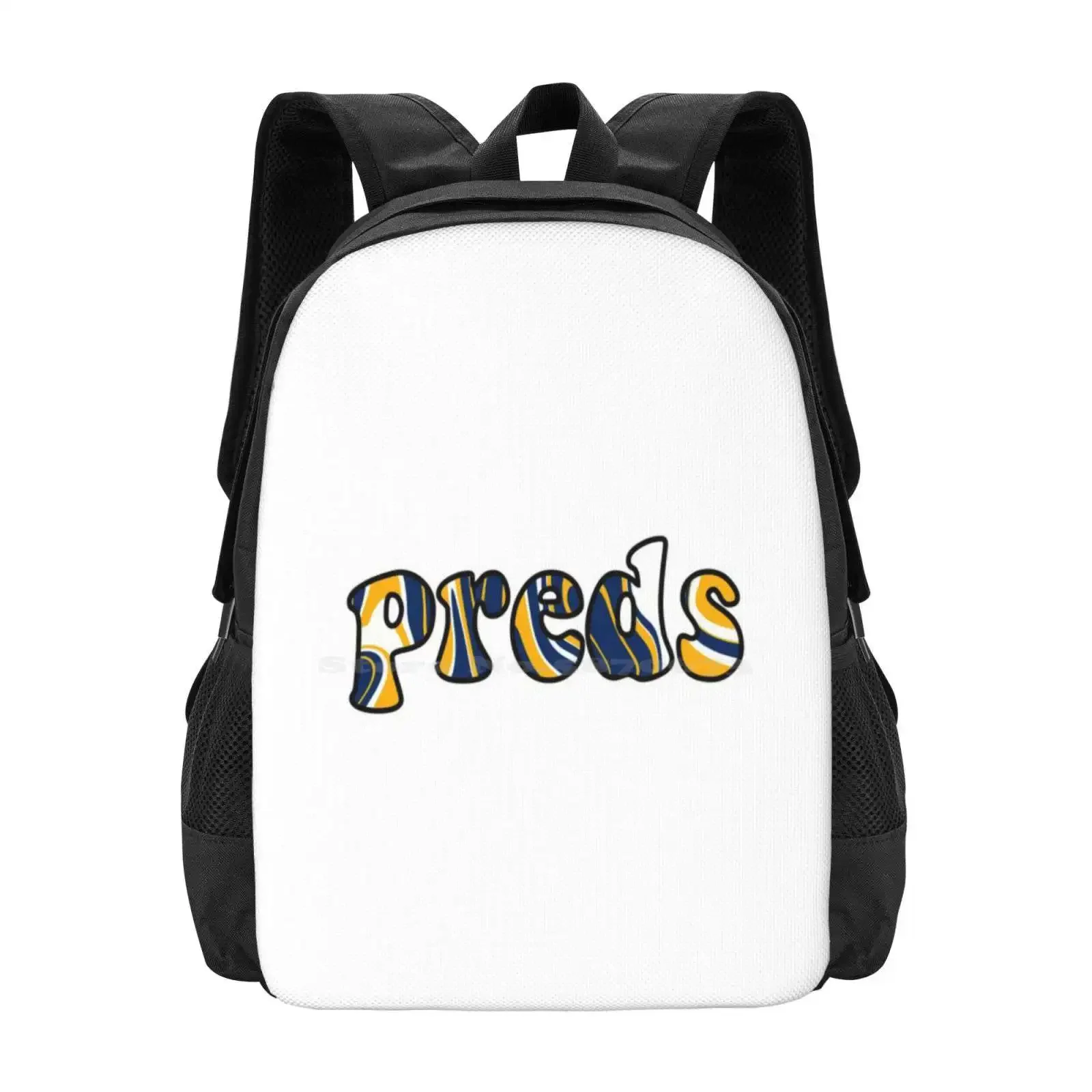 

Groovy школьные сумки для девочек-подростков, дорожные сумки для ноутбуков Preds Hockey