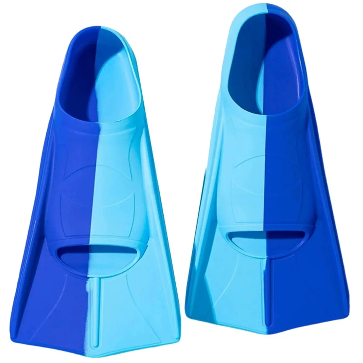 [MEGAL SALE]Swim Training Fins Silicone Swimming Fins Travel Size Flippers Short Snorkeling Fins for Lap Swimming Pool Swim XXS